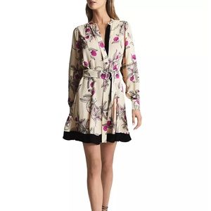 COPY - Reiss Zoe Floral Shirtdress Size 4 NWOT